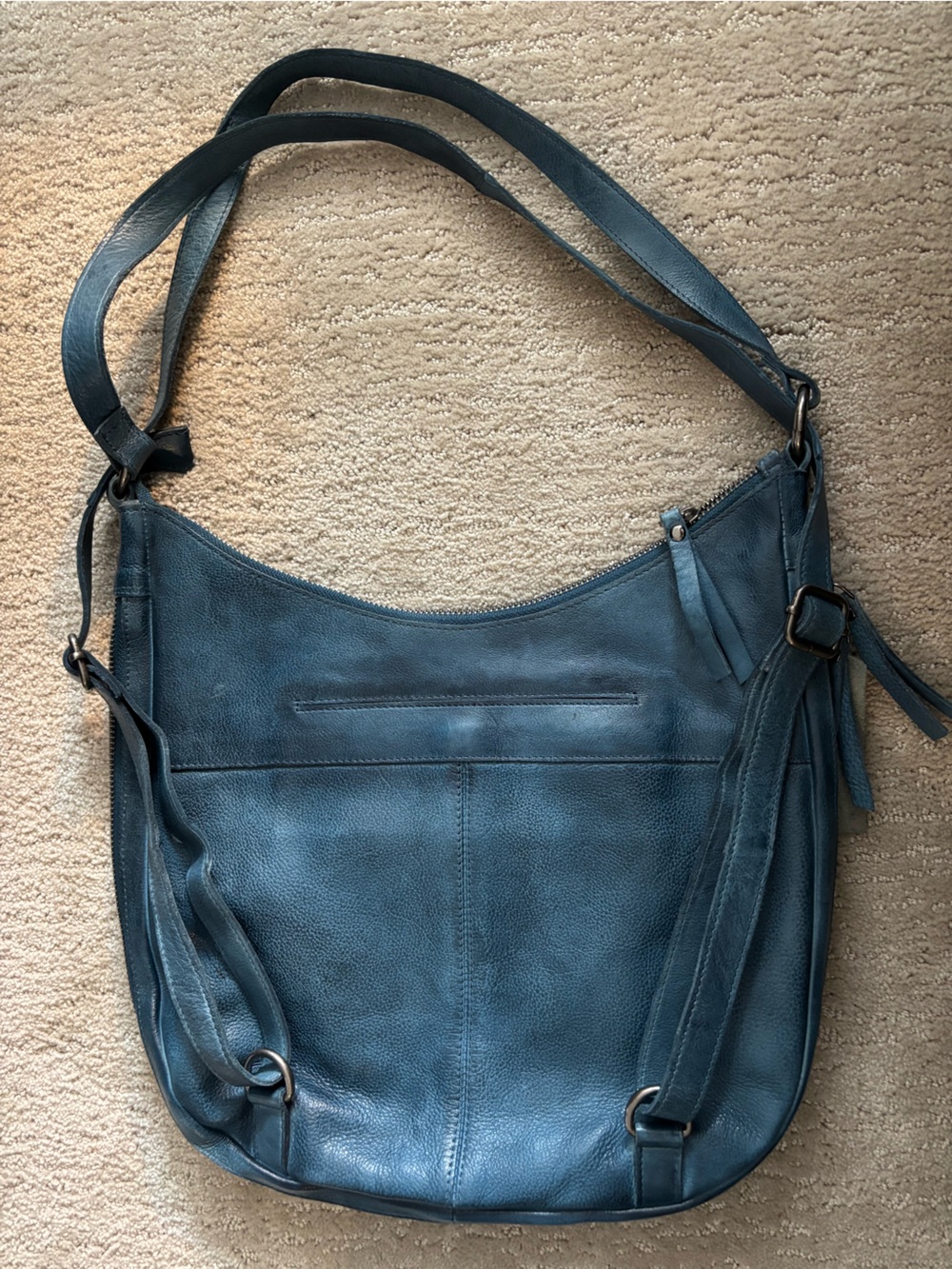 New Conley Backpack/Crossbody by Latico – Denim 3221DNM - Picture 2 of 5